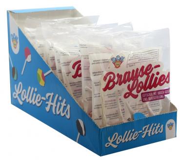 DOK Lollie-Hits Brasue-Lollies, 10 beutel mit 4 Lutschern im T-Dsp.